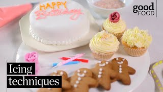 Basic piping icing techniques tutorial [upl. by Elyrad]