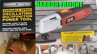 Harbor Freight Chicago Electric Oscillating Multifunction Power Tool [upl. by Kendry]