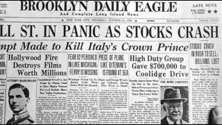 24th October 1929 Wall Street Crash begins on Black Thursday [upl. by Mohammed]