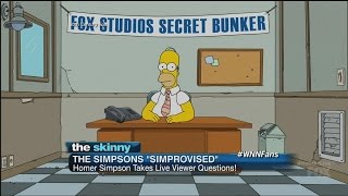 Homer Simpson Appears Live on “The Simpsons”  ABC News [upl. by Guenevere769]