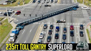 Toll Gantry Superload  Buchanan Hauling amp Rigging [upl. by Weasner497]