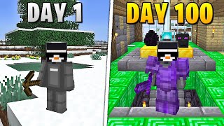 I Survived 100 Days in HARDCORE Minecraft [upl. by Mahalia]