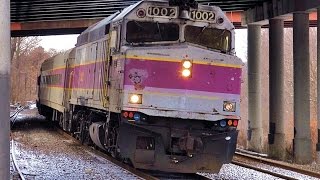 Boston MBTA Commuter Trains [upl. by Deloris]