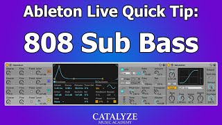 Ableton Live Quick Tip 808 Sub Bass [upl. by Aimej]