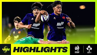 2024 U6N20  HIGHLIGHTS  FRANCE V IRELAND [upl. by Celin]