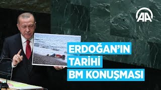 Cumhurbaşkanı Erdoğanın BMdeki tarihi konuşması [upl. by Susejedairam]