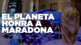 EL PLANETA HONRA A DIEGO MARADONA  TFN [upl. by Leid]