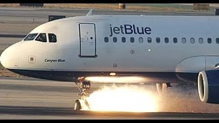 JetBlue Landing Gear Failure at LAX HDPart 2 [upl. by Doralin]