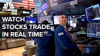 Watch stocks trade in real time after Dows third worstday ever– 3172020 [upl. by Netsryk]