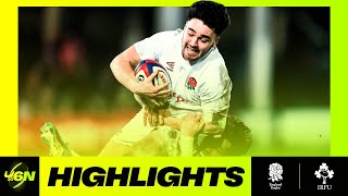 2024 U6N20  HIGHLIGHTS  ENGLAND V IRELAND [upl. by Jakie983]