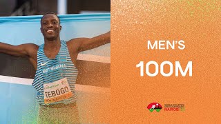 Mens 100m Final  World Athletics U20 Championships [upl. by Ynatterb]