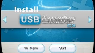 Install USB Hard Drive for Wii USB Loader GX [upl. by Oiligriv692]