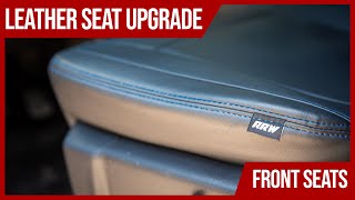 Swapping F150 Cloth for Leather Seats Upgrade [upl. by Neo]