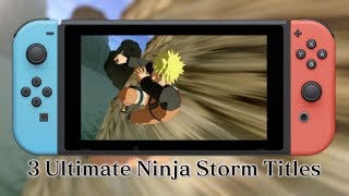 Naruto Shippuden Ultimate Ninja Storm Trilogy Announcement Trailer  Switch [upl. by Enihpled]