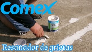 Como resanar grietas en loza comex [upl. by Anidualc]