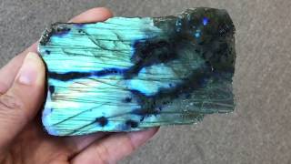 Labradorescence In A Piece of Labradorite [upl. by Clapper]