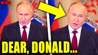 WATCH PUTIN ISSUE TERRIFYING WARNING TO TRUMP [upl. by Ecnerolf]