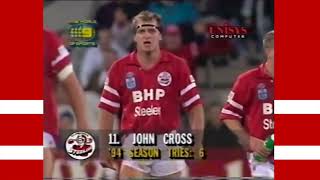 Captain John Cross  slam dunk try  Illawarra Steelers [upl. by Fleurette584]