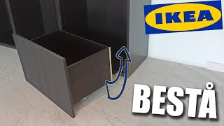 IKEA BESTA  drawer assembly  montage et installation tiroir [upl. by Nevart]