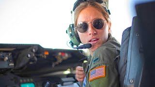 AllFemale Flight Crew C17 Globemaster and KC10 Extender Aircraft • T1 Jayhawk Flying Training [upl. by Anhej883]