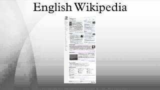 English Wikipedia [upl. by Smeaj]