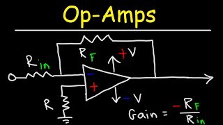 Operational Amplifiers  Inverting amp Non Inverting OpAmps [upl. by Atikin890]