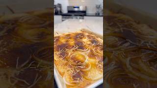 Baked 2 Ingredient Onion Chips 🤤 food foodie shorts [upl. by Erlewine]