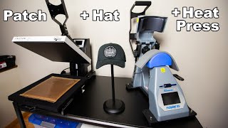 Heat Pressing Patches onto a Hat [upl. by Demetra]