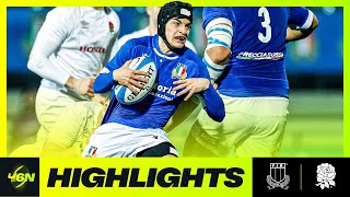 2024 U6N20  HIGHLIGHTS  ITALY V ENGLAND [upl. by Guarino]