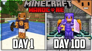 100 Days in Minecraft Hardcore Mode [upl. by Lohcin]