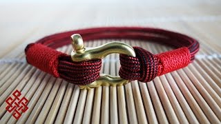 Nautical Paracord Bracelet Tutorial [upl. by Yeloc]