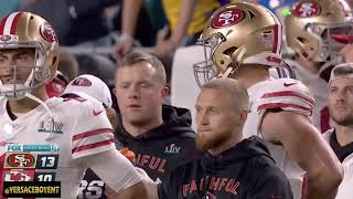 Jimmy Garoppolo MISSED WIDE OPEN throws to George Kittle 49ers vs Chiefs Super Bowl [upl. by Llewol]