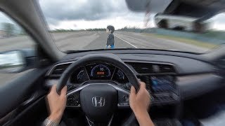 Hondas Collision Mitigation Braking System  POV Test Drive Binaural Audio [upl. by Congdon]