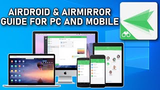 AirMirror and AirDroid for Android and Windows Guide 2020 [upl. by Airamzul]