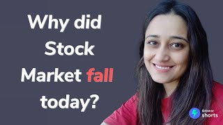 Why Stock Market Crashed today  Why did stock market fall today shorts [upl. by Nadya772]