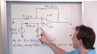 02  NonInverting OpAmp Amplifier Problems Part 1 [upl. by Kreda875]