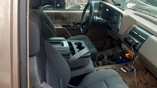 94 OBS Chevy 2018 Silverado NNBS Seat Swap [upl. by Akirderf]