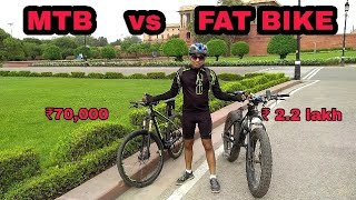 FAT BIKE vs MTB  which one should you buy [upl. by Ailisab929]