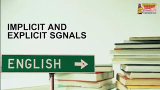 Explicit and Implicit Signals  definitions and examples [upl. by Anoit]