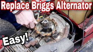 A Complete Guide How To Replace An Alternator On A Briggs amp Stratton Engine [upl. by Ecital]