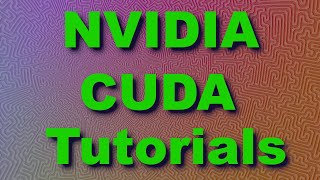 NVIDIA CUDA Tutorial 1 Introduction [upl. by Bromleigh575]