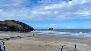 A Walk Around Portreath Beach Cornwall [upl. by Kroy]