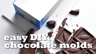 Cheap easy DIY CHOCOLATE MOLD [upl. by Crowell]