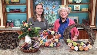 How to Make Pine Cone Zinnias [upl. by Harpp]