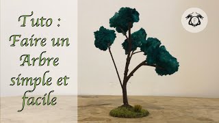 Tuto  Comment construire simplement un ARBRE miniature [upl. by Hinze195]