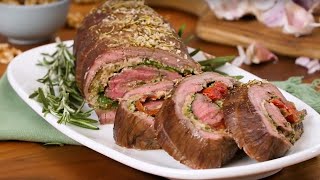 Flank Steak Roulade  Easy Marinade amp Roast [upl. by Eliason]