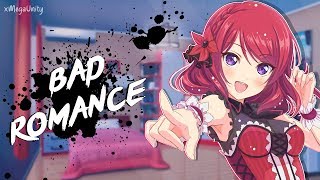 Nightcore  Bad Romance Rock Version  Lyrics [upl. by Echo]