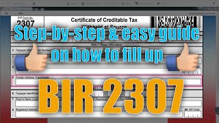 HOW TO FILE BIR 2307 Complete amp simple stepbystep guide [upl. by Adnaerb]