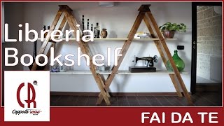 Fai da te  Costruire una libreria in legno spendendo pochissimo  DIY bookshelf [upl. by Ballard]