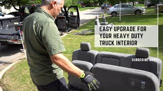 1999  2004 F250350 Seat Removal and Upgrade [upl. by Johst]